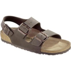 Sandały Birkenstock Milano Mocca Brązowe Dorosłych. Brązowe sandały damskie Birkenstock, bez wzorów, bez obcasa. W wyprzedaży za 419.35 zł.