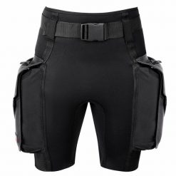 Neoprenowe szorty z kapsami TECH 3 mm do nurkowania. Czarne szorty damskie AGAMA, bez wzorów, z materiału, sportowe. Za 521.09 zł.