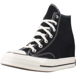 Buty CONVERSE CHUCK 70 WEDGE Czarny. Czarne buty sportowe na co dzień damskie Converse, bez wzorów, z tkaniny. Za 445.99 zł.