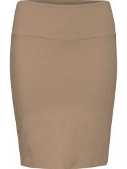 Kaffe Spódnica w kolorze beżowym rozmiar: M. Brązowe spódniczki damskie Kaffe, m, bez wzorów, z podwyższonym stanem, mini. Za 56.79 zł.