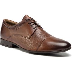 Półbuty LASOCKI FOR MEN - MI08-C240-286-01 Brown. Brązowe buty wizytowe męskie Lasocki For Men, z materiału, bez zapięcia. Za 179.99 zł.