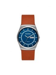 Skagen Zegarek Melbye Titanium SKW6906 Brązowy. Brązowe, analogowe zegarki męskie Skagen. Za 629.99 zł.