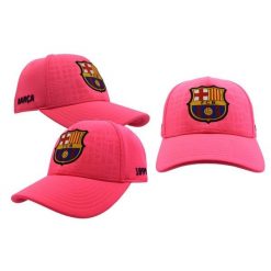 Czapka z daszkiem FC Barcelona - oficjalna licencjonowana. Czerwone czapki męskie FC Barcelona, bez wzorów. Za 99.00 zł.