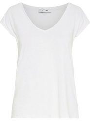 Pieces Koszulka "Kamala" w kolorze białym rozmiar: XL. Białe bluzki damskie Pieces, xl, bez wzorów, bez kołnierzyka. Za 52.30 zł.