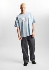 Koszulka sportowa męska Prosto Sport z krótkim rękawem. Niebieskie t-shirty sportowe męskie Prosto., m, z bawełny, bez ramiączek. Za 124.99 zł.