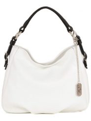 Anna Morellini Skórzana torebka "Noemi 1" w kolorze białym - 30,5 x 26 x 9 cm rozmiar: onesize. Białe torebki klasyczne damskie Anna Morellini, bez wzorów, z materiału, bez dodatków. Za 217.99 zł.