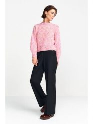 Rich & Royal Sweter w kolorze jasnoróżowym rozmiar: XL. Różowe swetry klasyczne damskie Rich & Royal, xl, z wełny, bez kołnierzyka. Za 231.13 zł.