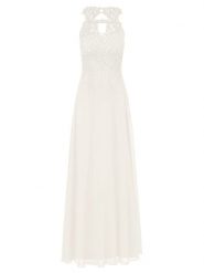 APART Sukienka w kolorze białym rozmiar: 40. Białe sukienki damskie Apart, bez wzorów, z koronki, bez kołnierzyka, bez ramiączek, maxi. Za 173.99 zł.