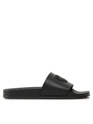 Chiara Ferragni Klapki CF3158-001 Czarny. Czarne klapki damskie Chiara Ferragni, bez wzorów, z tworzywa sztucznego, bez obcasa. Za 499.99 zł.