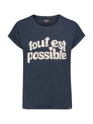 Eight2Nine Koszulka w kolorze granatowym rozmiar: M. Niebieskie t-shirty damskie Eight2Nine, m, bez wzorów, z bawełny, bez kołnierzyka. Za 74.63 zł.