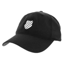 Czapka K-Swiss. Białe czapki męskie K-Swiss, bez wzorów, z materiału, eleganckie. Za 96.00 zł.