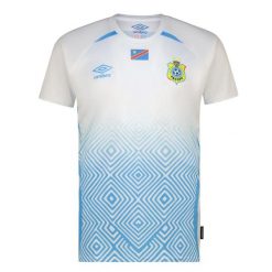 Autentyczna koszulka wyjazdowa DR Konga Mistrzostwa Świata 2026. Białe t-shirty sportowe męskie Umbro, l, z materiału, bez ramiączek, do piłki nożnej. Za 99.00 zł.