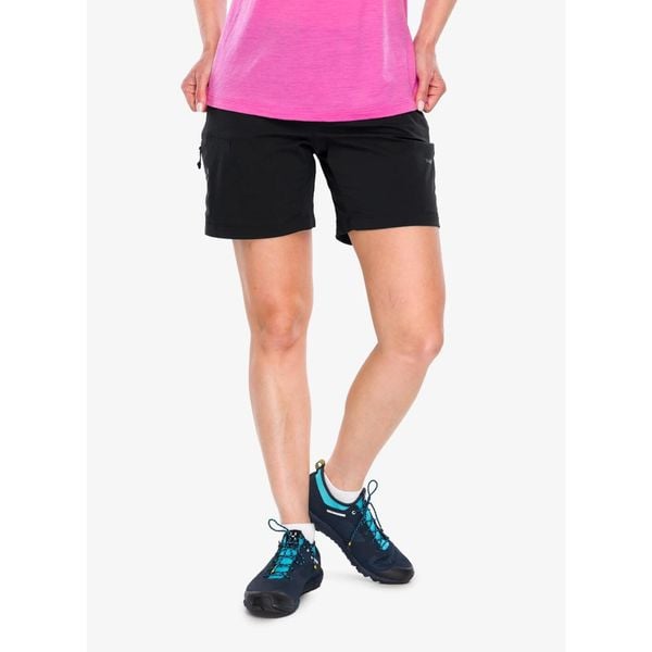 Spodenki turystyczne damskie Haglofs L.I.M Fuse II Shorts. Czarne szorty damskie Haglöfs, bez wzorów, sportowe. Za 214.99 zł.