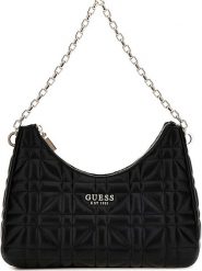 Guess Torebka w kolorze czarnym - 29 x 15 x 5 cm rozmiar: onesize. Czarne torebki klasyczne damskie Guess, z aplikacjami, z materiału, pikowane, bez dodatków. Za 428.07 zł.