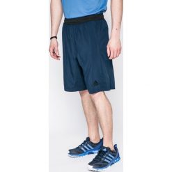 Adidas Performance - Szorty. Niebieskie szorty męskie adidas Performance, m, z elastanu. W wyprzedaży za 69.90 zł.