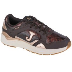 Buty sportowe Sneakersy damskie, Joma C.6100 Lady 2224. Brązowe buty sportowe na co dzień damskie Joma, bez wzorów, z materiału, trekkingowe. Za 99.99 zł.