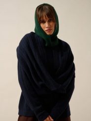 Just Cashmere Kaszmirowy szal-koło w kolorze granatowym - 65 x 50 cm rozmiar: onesize. Niebieskie szaliki i kominy damskie Just Cashmere, bez wzorów, z kaszmiru. Za 304.99 zł.