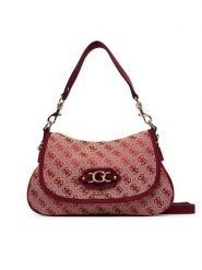 Guess Torebka Samantha HWJG23 13190 Brązowy. Brązowe torebki klasyczne damskie Guess, z aplikacjami, z materiału, bez dodatków. Za 584.99 zł.