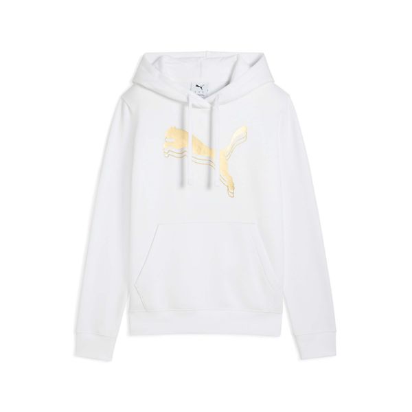 Damska bluza z kapturem ESS METALLIC PUMA. Białe bluzy sportowe damskie Puma, m, z bawełny. Za 249.00 zł.