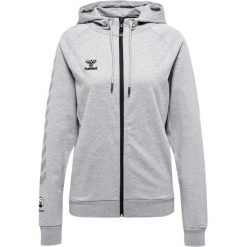 Damska bawełniana bluza z kapturem zapinana na zamek Hummel Move Grid. Szare bluzy sportowe damskie HUMMEL, xs, z bawełny. W wyprzedaży za 266.50 zł.