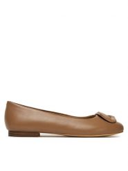 Sergio Bardi Baleriny WYL3692-2Z-SB Beżowy. Brązowe baleriny damskie Sergio Bardi, bez wzorów, ze skóry, bez obcasa. Za 249.99 zł.