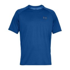 T-shirt Męski Tech 2.0. Niebieskie t-shirty męskie Under Armour, m, bez wzorów, bez kołnierzyka. Za 198.99 zł.