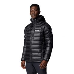 Kurtka sportowa męska Arctic Crest Down Hooded Jacket. Czarne kurtki treningowe męskie Columbia, l, bez wzorów, z nylonu, trekkingowe. Za 1,792.00 zł.