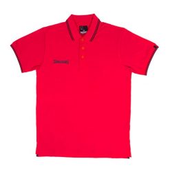 Polo Spalding Essential. Czerwone szorty męskie Spalding, s, z materiału. Za 159.00 zł.