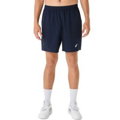Krótkie 9 cali Asics Court. Niebieskie szorty męskie Asics, l, z materiału, na fitness i siłownię. Za 213.50 zł.