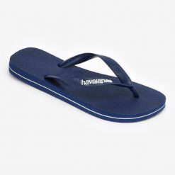 Japonki męskie Havaianas Logo Filet. Zielone klapki i japonki męskie Havaianas, z kauczuku. Za 109.99 zł.