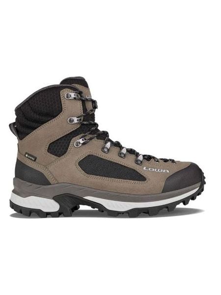 LOWA Skórzane buty trekkingowe "Corvara GTX" w kolorze beżowo-antracytowym rozmiar: 42. Brązowe buty trekkingowe męskie Lowa, z gore-texu, bez zapięcia, outdoorowe, gore-tex. Za 861.99 zł.