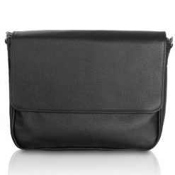 Torba męska Tizano TM17 czarna skóra naturalna. Czarne torby na laptopa damskie TIZANO, bez wzorów, z materiału. Za 334.00 zł.