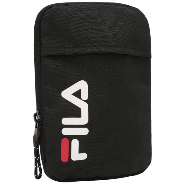 Torba na ramię Fila Laksar. Czarne torby męskie na ramię Fila, bez wzorów, z materiału, na ramię. Za 83.99 zł.
