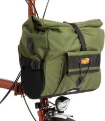 Torba rowerowa City Loader Olive RESTRAP. Zielone torby męskie na ramię RESTRAP, bez wzorów, z nylonu, na ramię. Za 1,003.70 zł.
