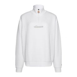 Bluza damska Ellesse Polar Catic 1/2 Zip Track. Białe bluzy sportowe damskie Ellesse, xs, bez wzorów, z bawełny, bez ramiączek, bez kaptura. Za 159.99 zł.