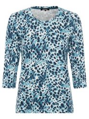 Olsen Koszulka w kolorze turkusowym rozmiar: 42. Niebieskie bluzki damskie Olsen, bez wzorów, z bawełny, bez kołnierzyka, bez ramiączek. Za 52.99 zł.