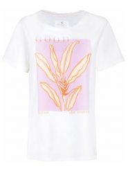 LIEBLINGSSTÜCK Koszulka "Daliah" w kolorze białym rozmiar: 4XL. Białe bluzki damskie LIEBLINGSSTÜCK, xl, bez wzorów, z bawełny, bez kołnierzyka, bez ramiączek. Za 100.99 zł.