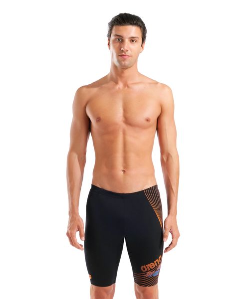 Spodenki pływackie męskie Arena Design Swim Jammer. Czarne kąpielówki męskie Arena, m, bez wzorów, na fitness i siłownię. Za 229.00 zł.