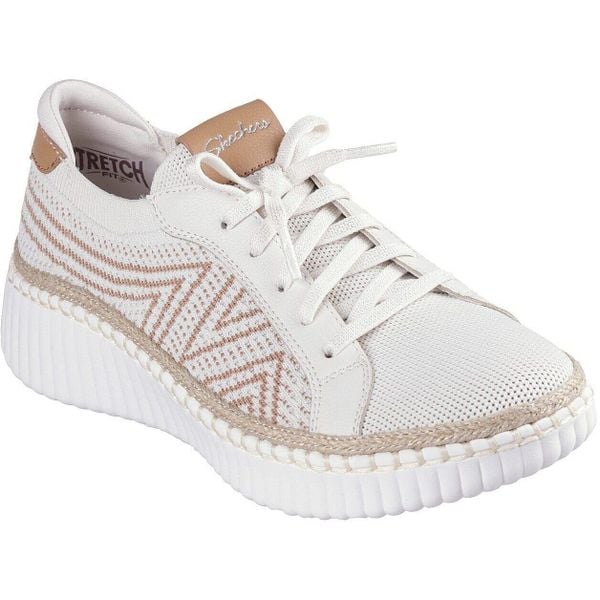 Buty sportowe damskie Skechers Wilshire Blvd Bellevue. Brązowe buty sportowe na co dzień damskie Skechers, bez wzorów, z materiału. Za 390.00 zł.