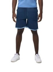 Szorty z sznurek regulacyjny na co dzień. Niebieskie szorty męskie LEONE 1947 APPAREL, m, z denimu, na fitness i siłownię. Za 84.16 zł.
