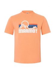 Marmot Koszulka funkcyjna "Coastal" w kolorze pomarańczowym rozmiar: XS. Pomarańczowe bluzki sportowe damskie Marmot, xs, bez wzorów, z materiału, bez ramiączek. Za 92.21 zł.