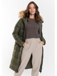 Northwood Płaszcz zimowy "Hannah" w kolorze khaki rozmiar: S. Brązowe płaszcze damskie Northwood, na zimę, s, bez wzorów, z puchu. Za 265.40 zł.