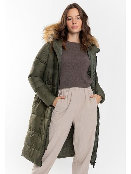 Northwood Płaszcz zimowy "Hannah" w kolorze khaki rozmiar: S. Brązowe płaszcze damskie Northwood, na zimę, s, bez wzorów, z puchu. Za 257.31 zł.