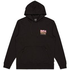 Bluza dresowa sportowa męska Compass Hoodie. Czarne bluzy bez kaptura męskie Billabong, m, z bawełny. Za 149.99 zł.