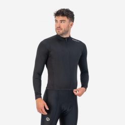Koszulka rowerowa męska Rogelli Core z długim rękawem. Czarne t-shirty sportowe męskie Rogelli, m, bez ramiączek, rowerowe. Za 248.00 zł.