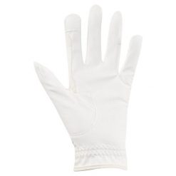 Rękawiczki jeździeckie ze skóry syntetycznej ANKY Technical C-Wear Pro. Białe rękawiczki dziecięce ANKY, ze skóry, bez ramiączek. Za 184.50 zł.