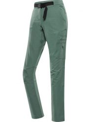 Alpine Pro Spodnie funkcyjne "Corba" w kolorze zielonym rozmiar: 44. Zielone spodnie dresowe damskie Alpine Pro, z materiału, outdoorowe. Za 241.56 zł.