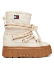 Tommy Jeans Śniegowce Tjw Platform Nylon Snowboot Wl EN0EN03163 Kremowy. Białe śniegowce damskie Tommy Jeans, z jeansu. Za 649.99 zł.