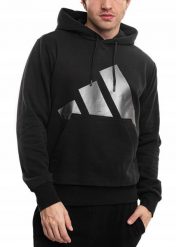 Bluza męska adidas Holiday 3S Hoodie. Czarne bluzy z kapturem męskie Adidas, m, z bawełny. Za 215.99 zł.