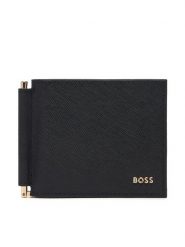 BOSS Portfel Gb 6cc 50573520 Czarny. Czarne portfele męskie Boss, bez wzorów, ze skóry. Za 599.99 zł.